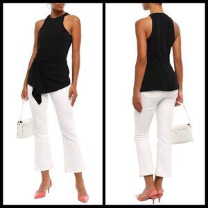 💕CINQ A SEPT💕 Priya Sleeveless Cinched Waist Top
